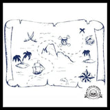 Sticker Carte de Pirate