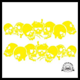 Sticker Crâne Fracturé