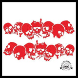 Sticker Crâne Fracturé