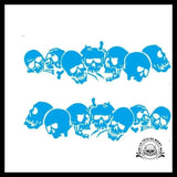 Sticker Crâne Fracturé