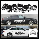Sticker Crâne Fracturé
