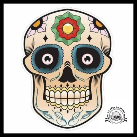 Sticker Crâne Mexicain