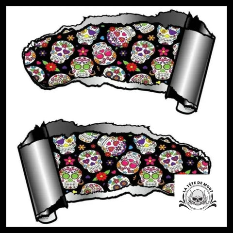 Sticker Crâne Mexicain Calavera
