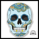 Sticker Crâne Mexicain Couleur