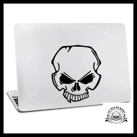 Sticker Crâne Motard
