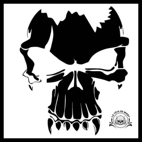 Sticker Crâne de Vampire
