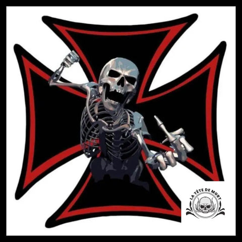 Sticker Croix de Malte