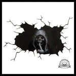 Sticker Faucheuse Noir et Blanc