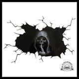 Sticker Faucheuse Noir et Blanc