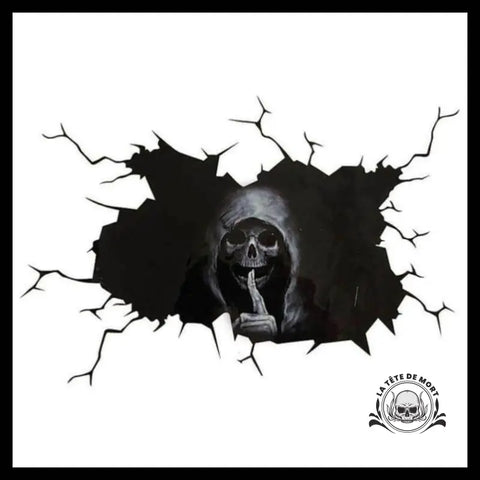 Sticker Faucheuse Noir et Blanc