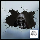 Sticker Faucheuse Noir et Blanc