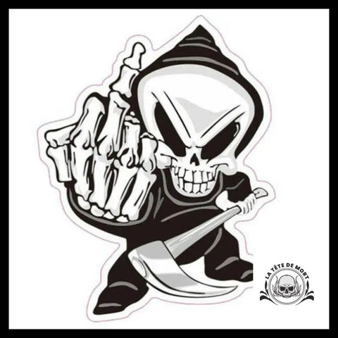 Sticker Faucheuse Skull