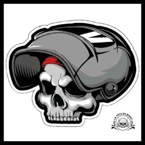 Sticker Masque Soudure Tête de Mort