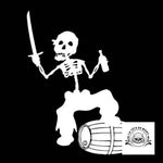 Sticker Pirate Noir