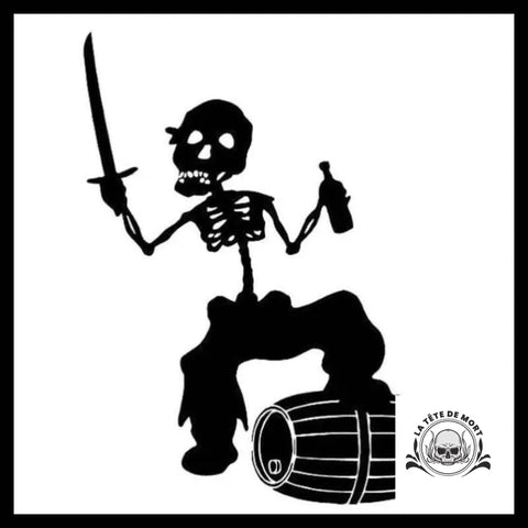 Sticker Pirate Noir