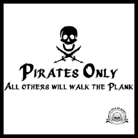 Sticker Pirate Only