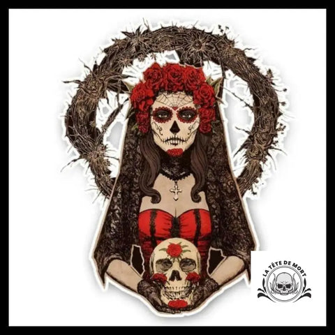 Sticker Santa Mexicaine