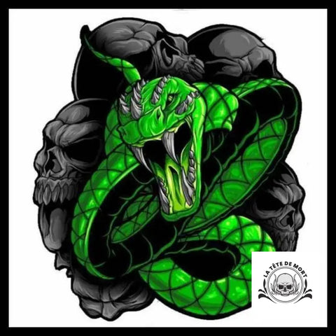 Sticker Serpent Vert