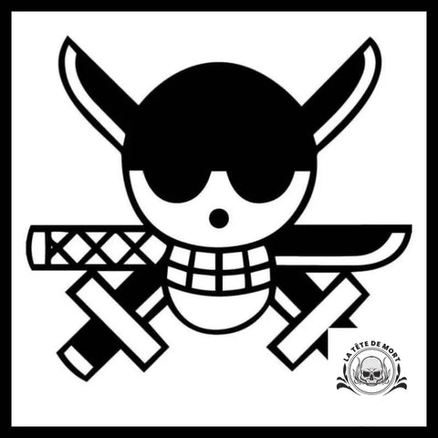 Sticker Skull Animé