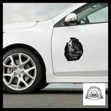Sticker Skull Faucheuse