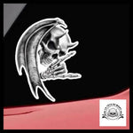 Sticker Skull Gothique