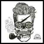 Sticker Skull Hipster