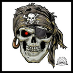 Sticker Skull Pirate