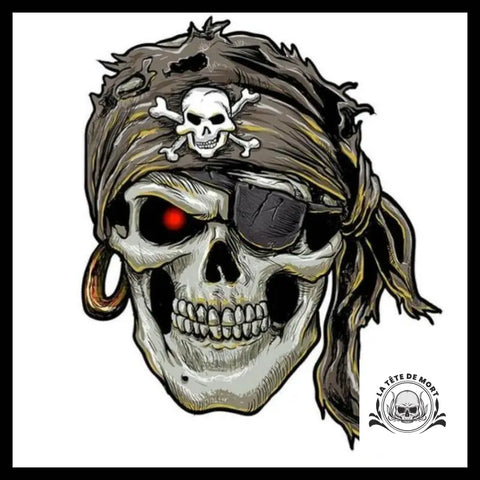 Sticker Skull Pirate