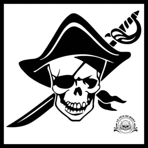 Sticker Skull Sabre