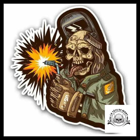 Sticker Soudure du Crâne