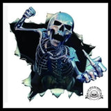 Sticker Squelette Gothique