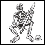 Sticker Squelette de la Mort