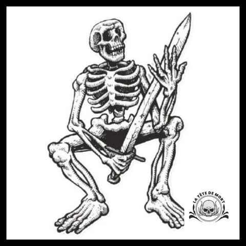 Sticker Squelette de la Mort