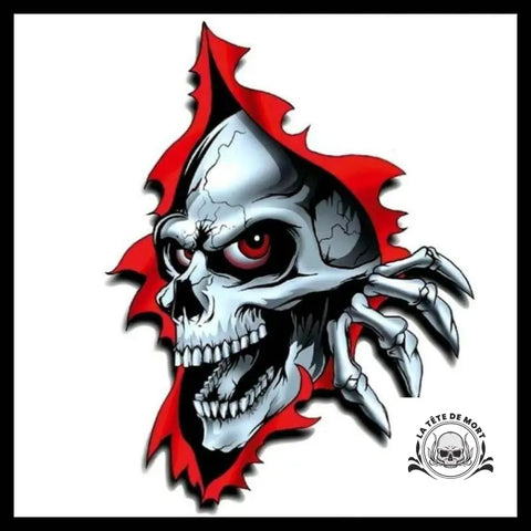 Sticker Squelette Tueur