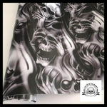 Sticker Tête de Mort Anarchie