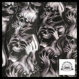 Sticker Tête de Mort Anarchie
