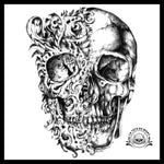 Sticker Tête de Mort Art