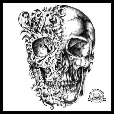 Sticker Tête de Mort Art