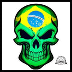 Sticker Tête de Mort Brésil
