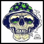 Sticker Tête de Mort Cool