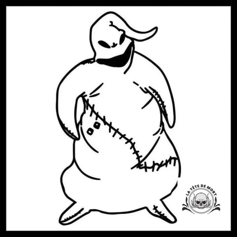 Sticker Tête de Mort Fantôme