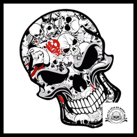 Sticker Tête de Mort Gangster