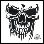 Sticker Tête de Mort Or