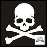 Sticker Tête de Mort Os