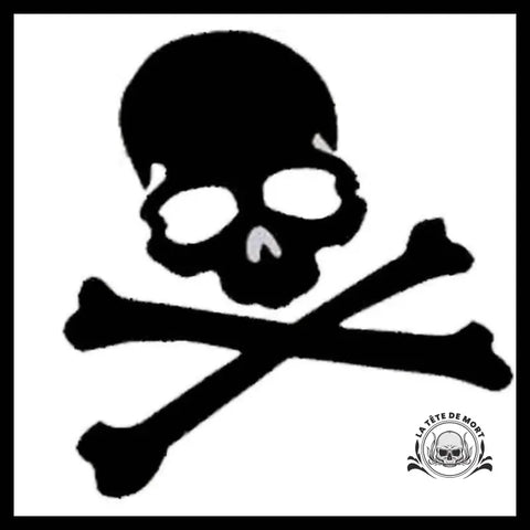 Sticker Tête de Mort Os