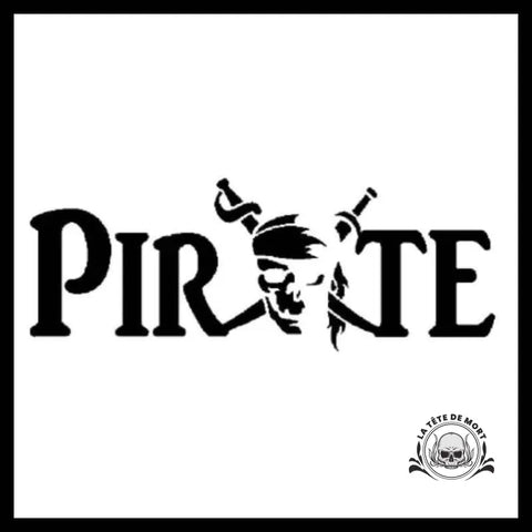 Sticker Tête de Mort Pirate