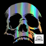 Sticker Tête de Mort Satanique