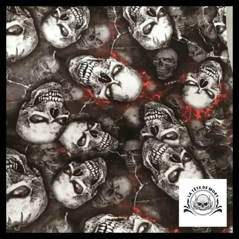 Sticker Tête de Mort Souriante