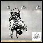Sticker Tête de Mort Tagueuse