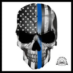 Sticker Tête de Mort USA
